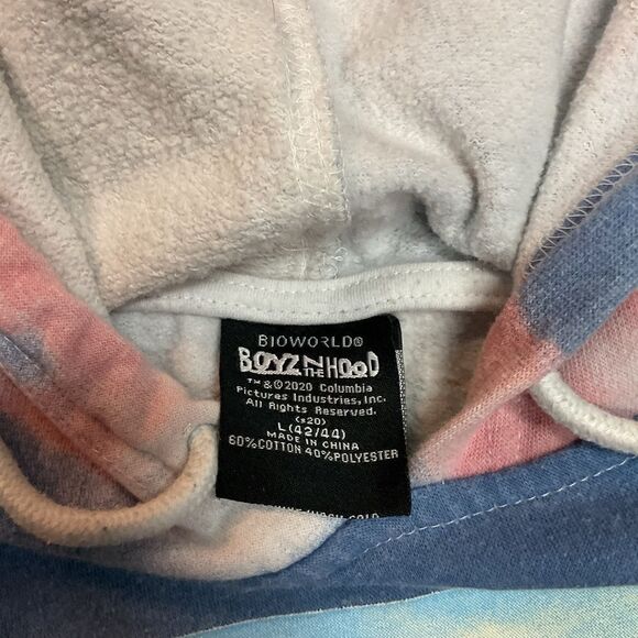 Bioworld Boyz N the Hood Tie-Dye Hoodie - Ice Cube Graphic, Size Large - Picture 5 of 8